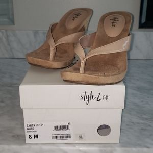 New wedge Style & Co sandal